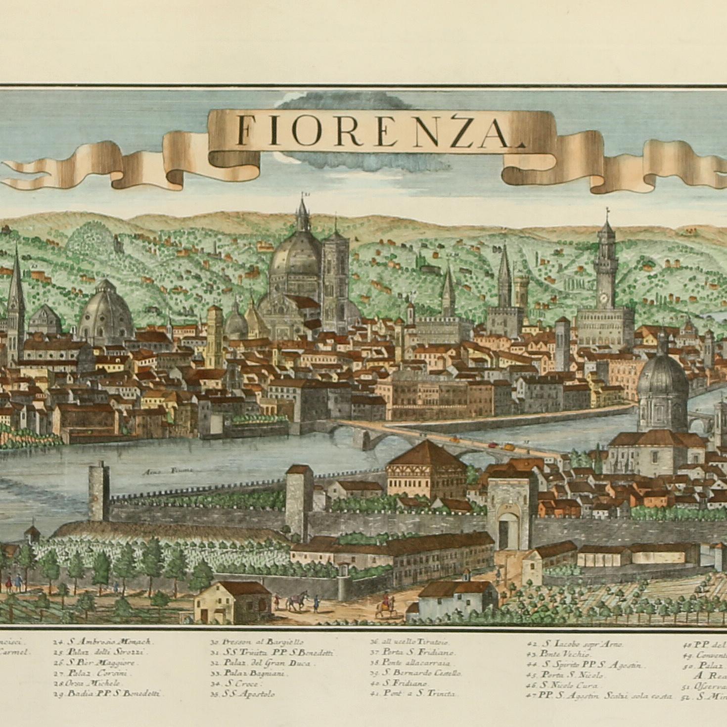 A Series of Historical Maps of Italian Cities For Sale 4
