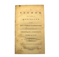 A Sermon Delivered at Worcester on the Day of Public Thanksgiving, Dec. 15, 1797