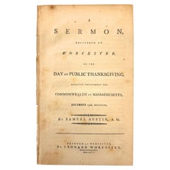 A Sermon Delivered at Worcester on the Day of Public Thanksgiving, Dec. 15, 1797