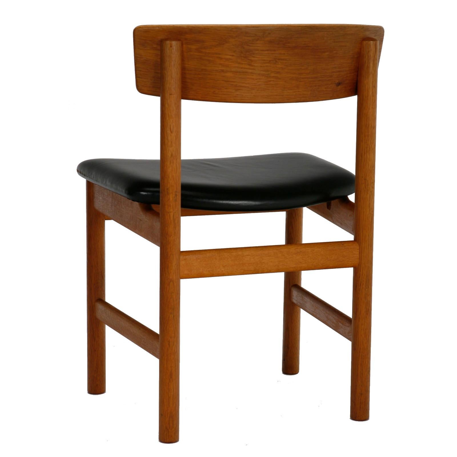 20th Century Set of 10 Danish Dining Chairs in by Børge Mogensen for Fredericia Stolefabrik