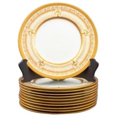 Set di 11 piatti da pranzo Cauldon for Tiffany di Cauldron