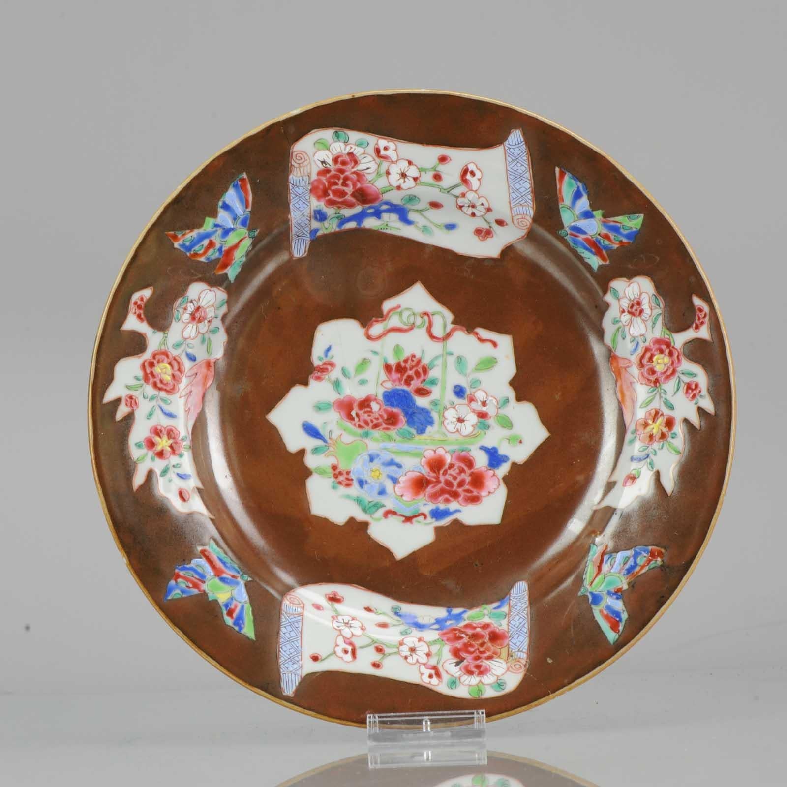 Chinois Ensemble d'assiettes chinoises en porcelaine Famille Rose pour décoration murale en vente