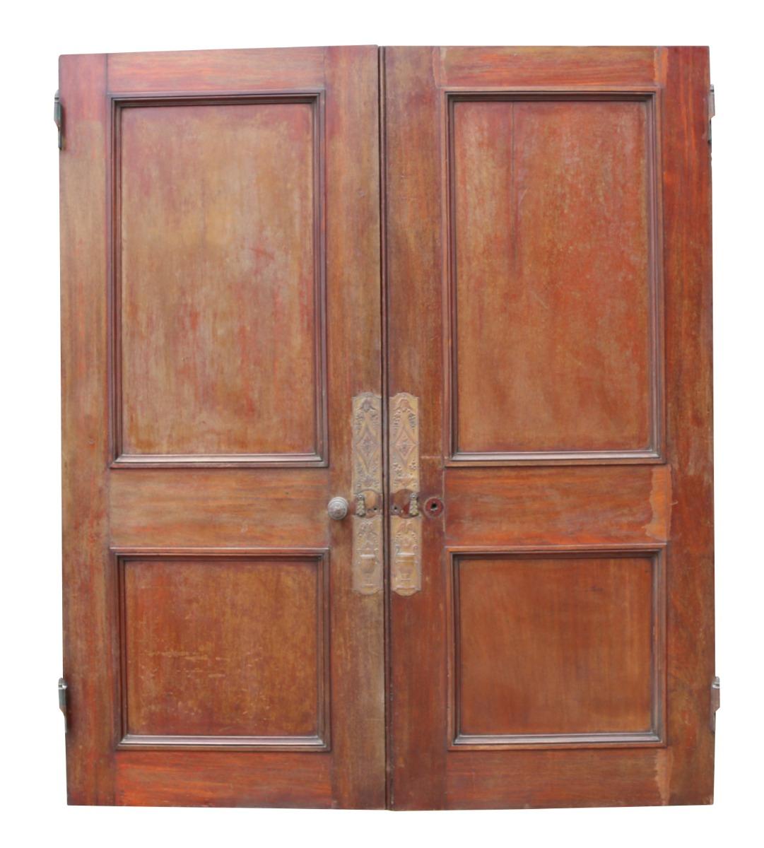 A set of high quality Regency Period mahogany interior doors. These doors were reclaimed from Broome Court, now demolished.