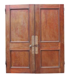 Set of 19th Century Mahogany Double Doors