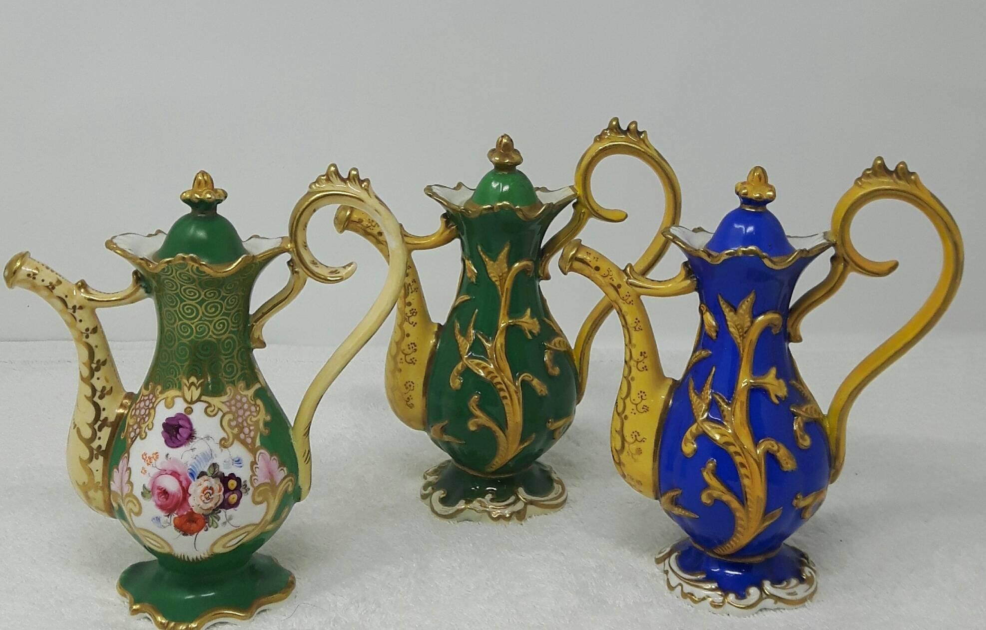 Late Victorian Set of 19th Century Ridgway Ewers For Sale