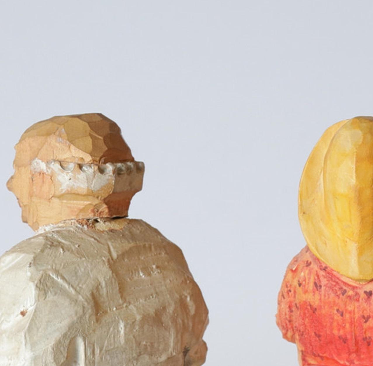 old man and woman figurines