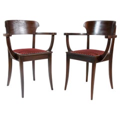 Ensemble de 2 fauteuils Jugendstil de Richard Riemerschmid, 1919