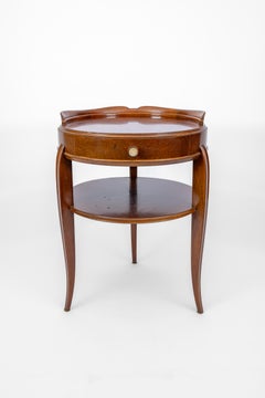 A set of 2 walnut neo-classical (1940's) night stands