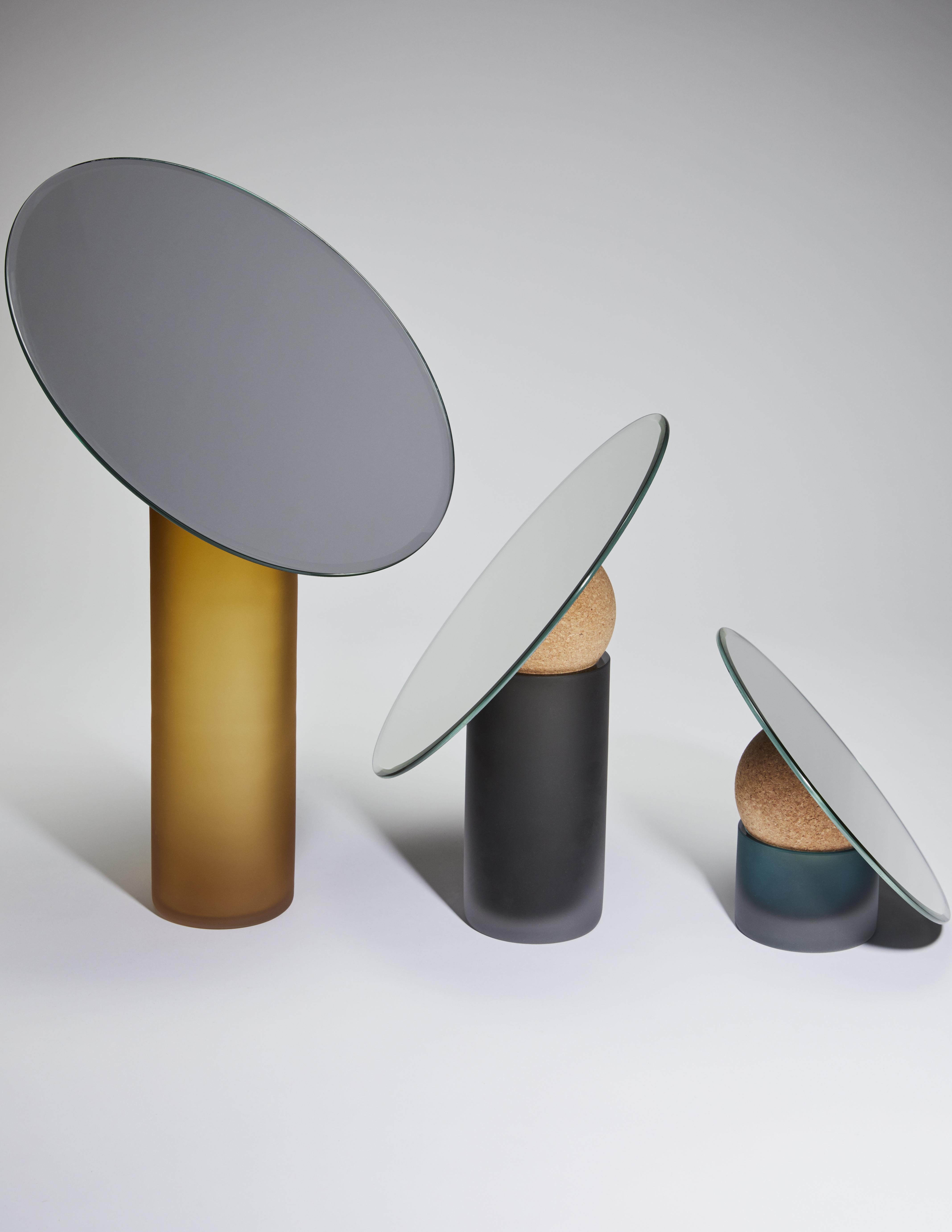 Post-Modern Set of 3 Astra Table Mirrors by Clemence Birot