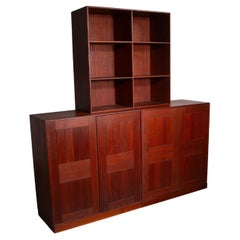 Retro A set of 3 Cabinets by Mogens Koch for Rud Rasmussen in Teak Danish mid century 