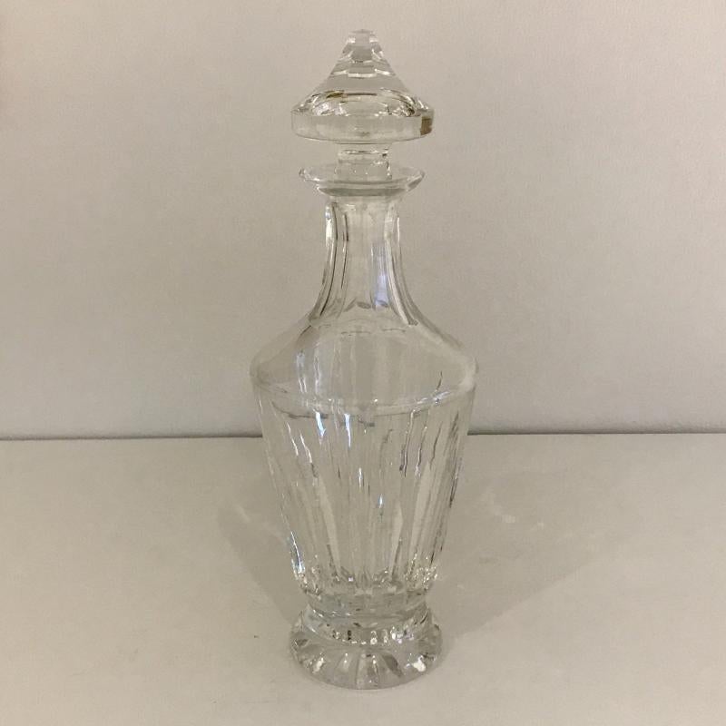 20th Century A set of 3 cut crystal decanters, or available individually. For Sale