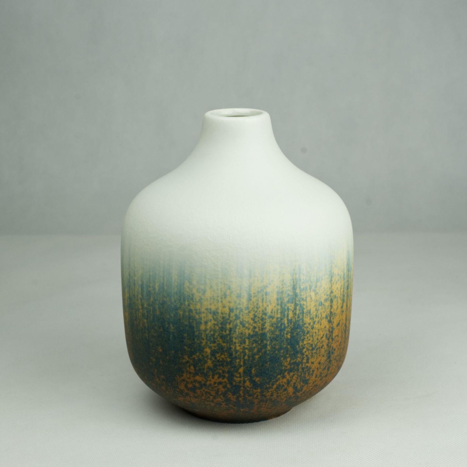 Glazed Set of 3 Element Vases, Short by Milan Pekař