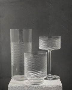 A set of 3 glass works, serveware by Mona Morales-Schildt for Kosta, Sweden 1960