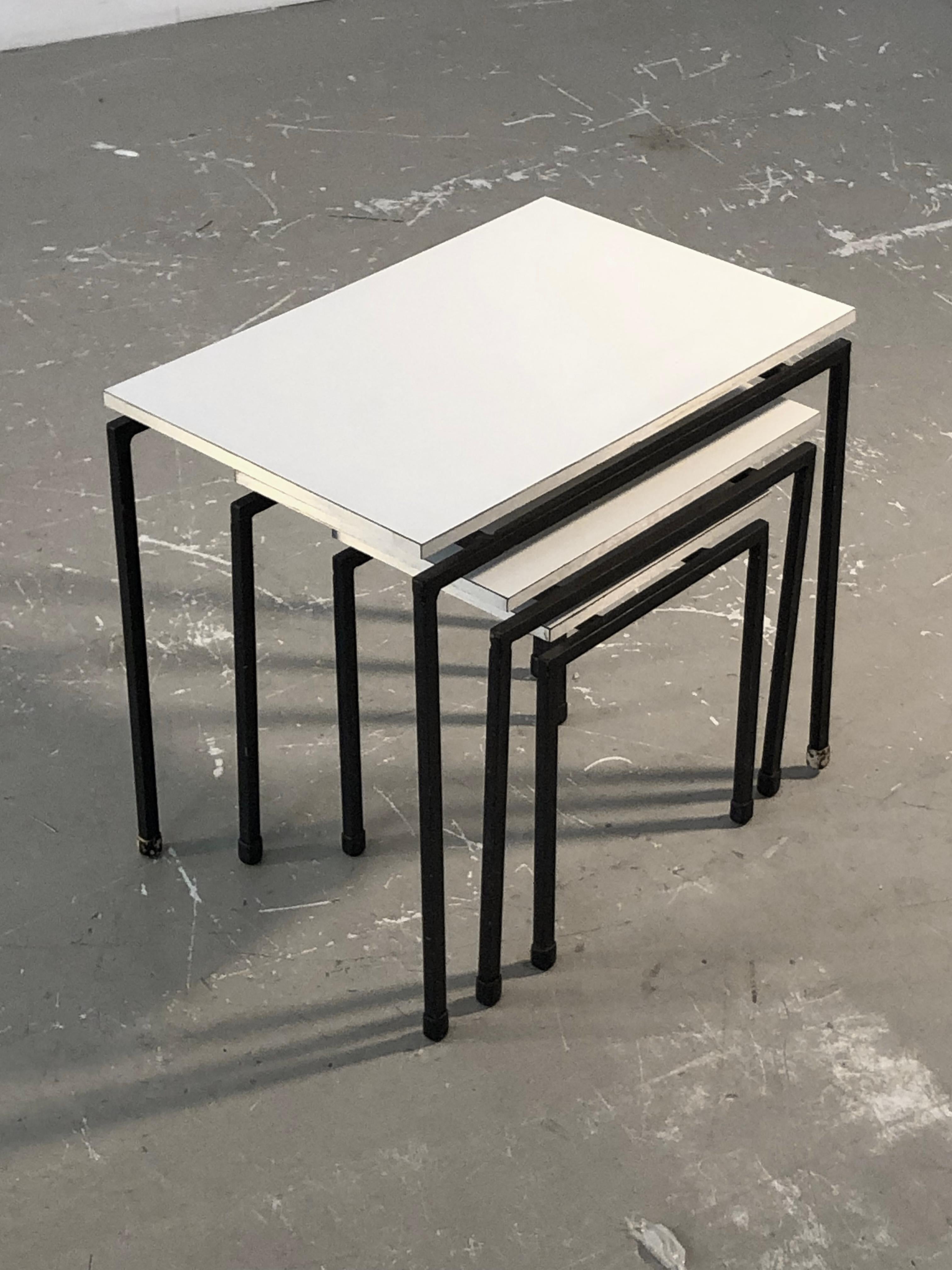 Ensemble de 3 tabliers GIGOGNE mi-siècle moderne, France 1960 en vente 2