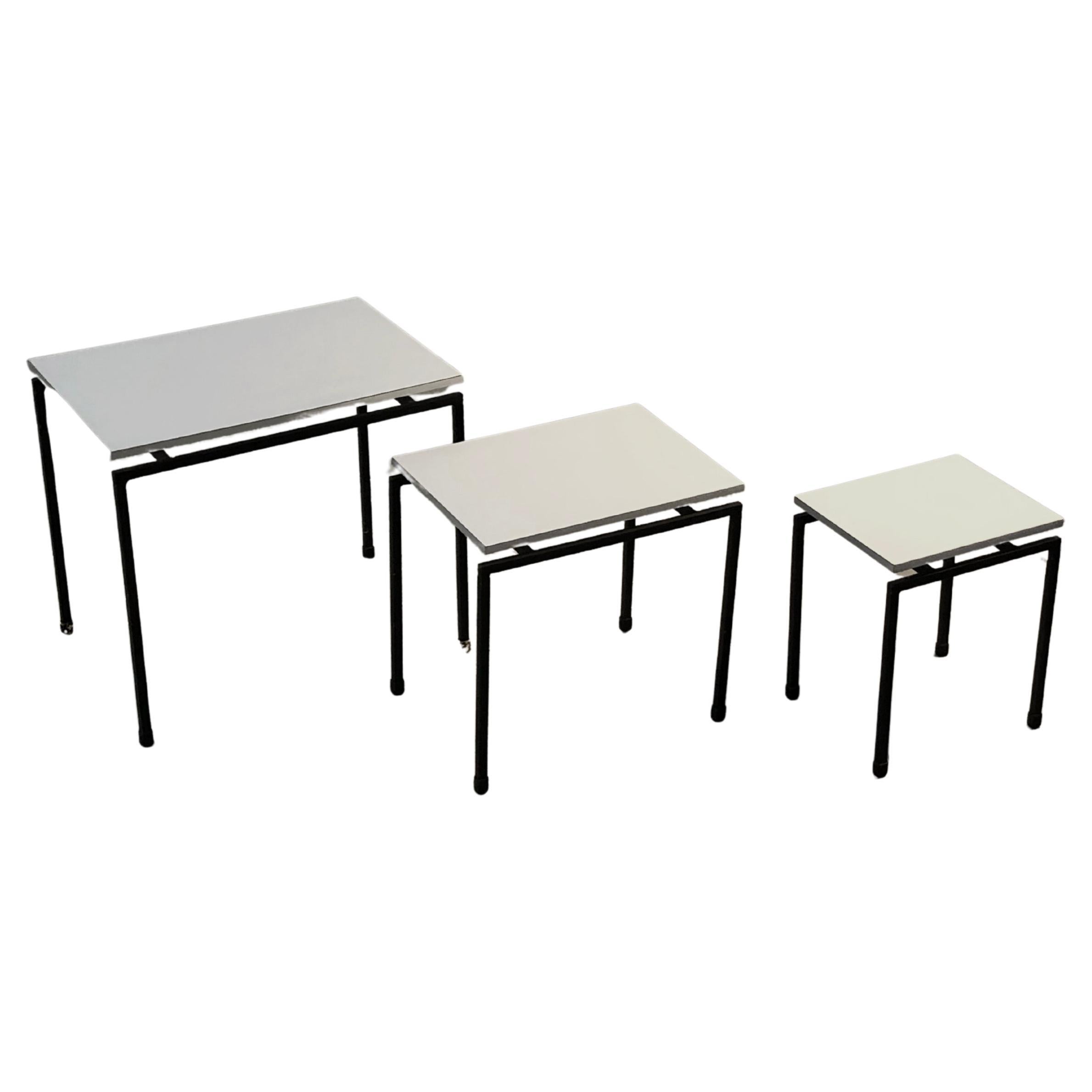 Ensemble de 3 tabliers GIGOGNE mi-siècle moderne, France 1960