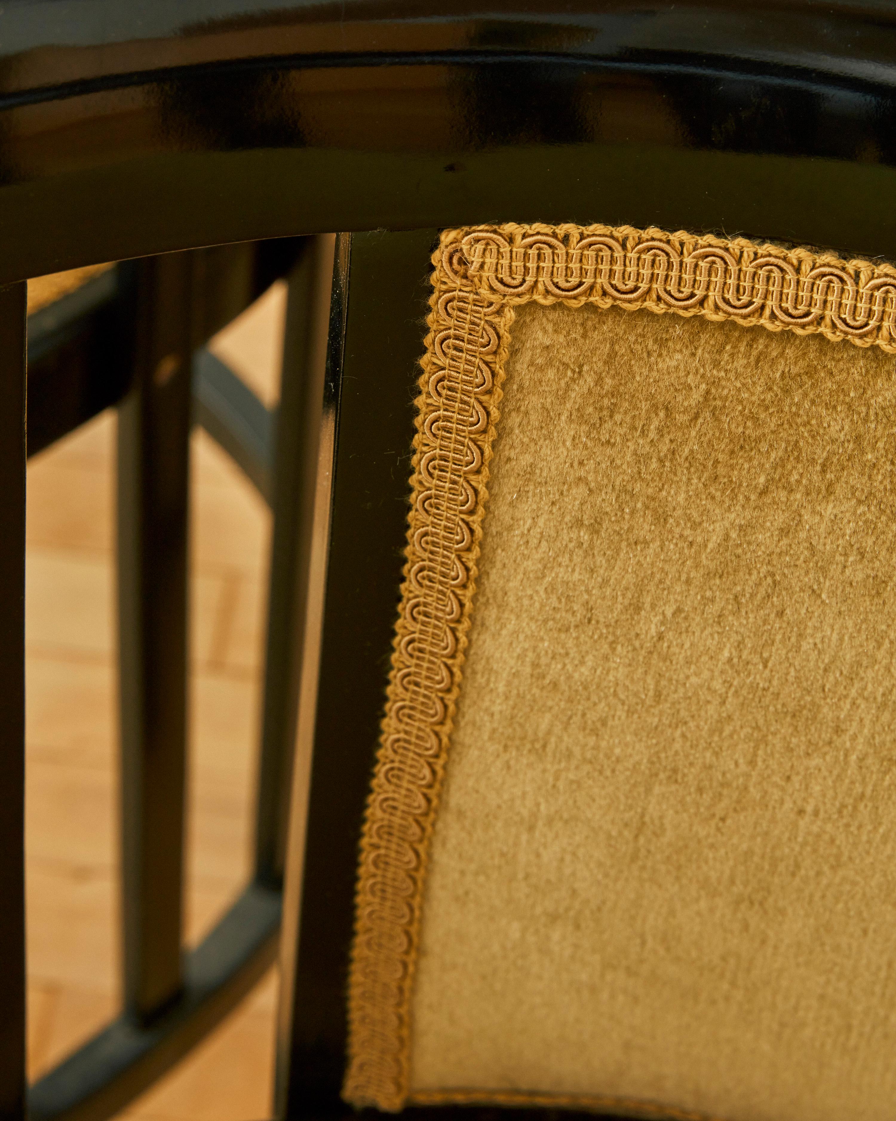 A Set of 4 Bentwood Barrel Chairs by Josef Hoffman for J & J Kohn 1