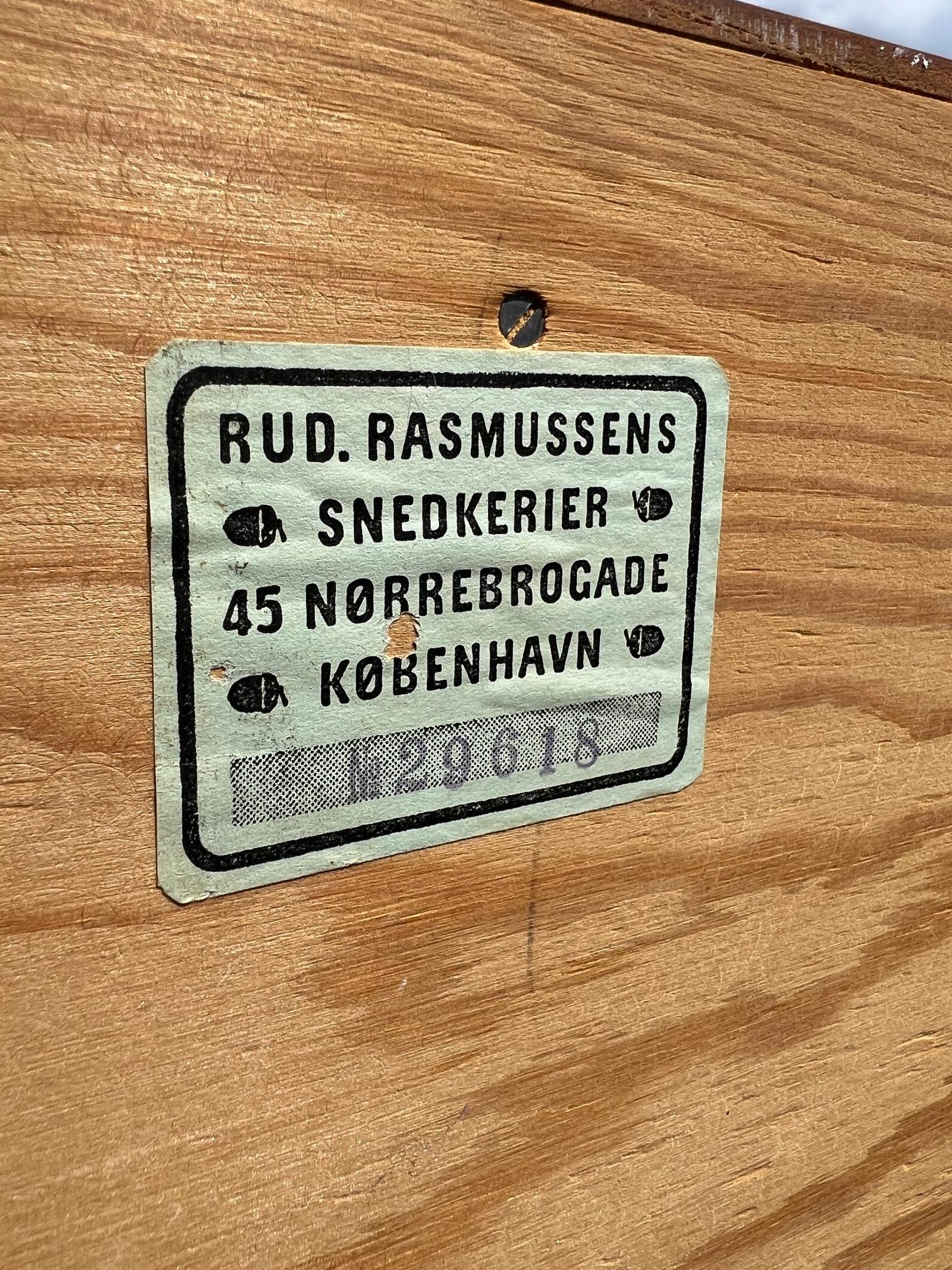 Ensemble de 4 armoires danoises du milieu du siècle dernier de Mogens Koch pour Rud Rasmussen en teck en vente 5