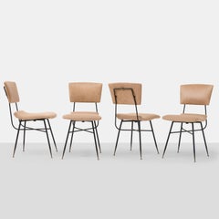 Set of 4 Otello Caprara ‘Rebecca Chairs’ made in Italy by Gavina