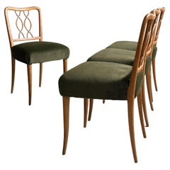 Juego de 4 sillas de comedor, Francia, c. 1960