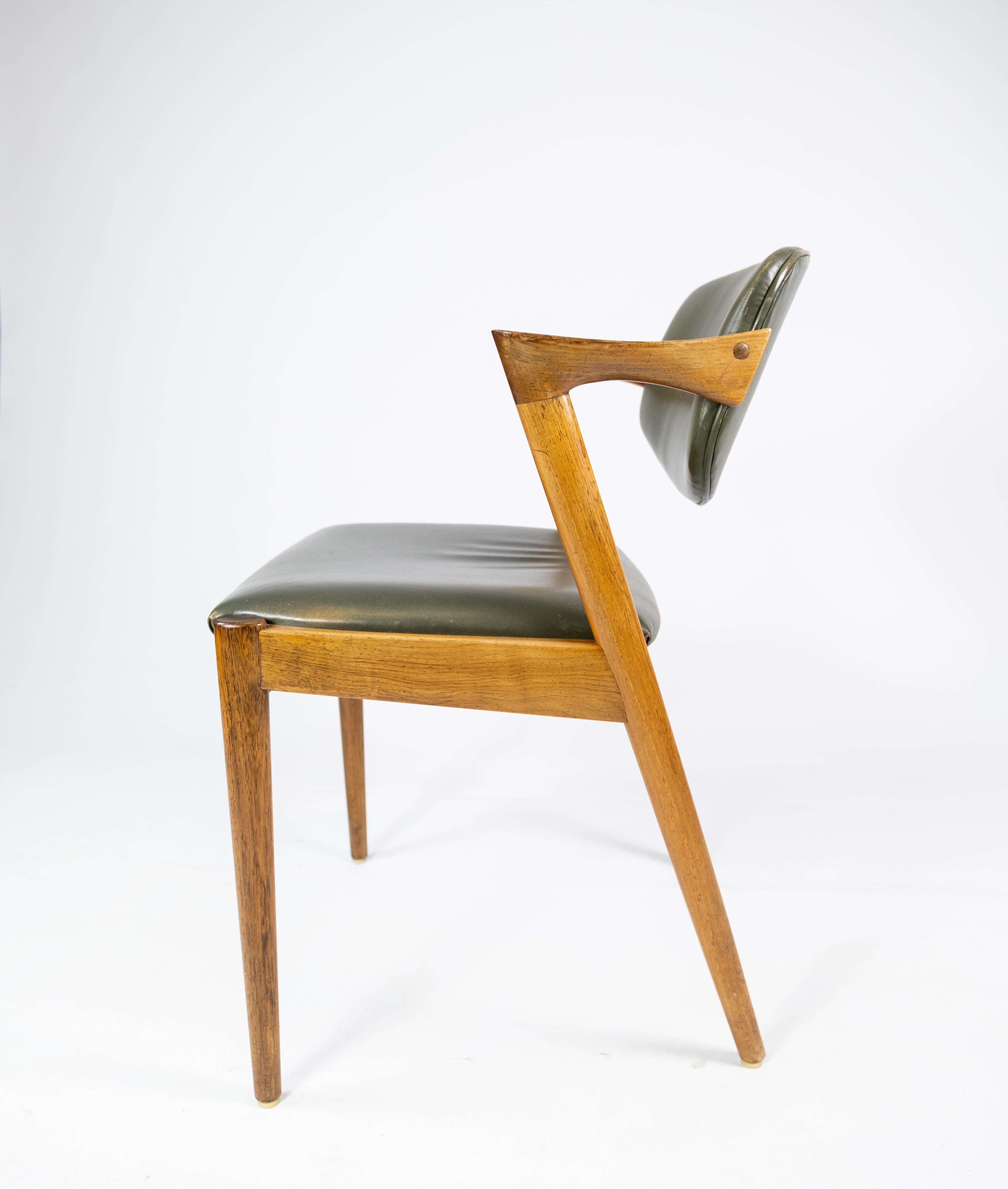Set of 4 Dining Chairs, Model 42, Designed by Kai Kristiansen, 1960s 1