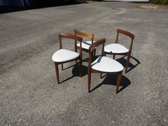 A set of 4 Hans Olsen for Winchendon Roundette Dining Chairs