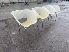 Set of 4 Modern Ron Arad Stacking Chairs, Designed in 1979