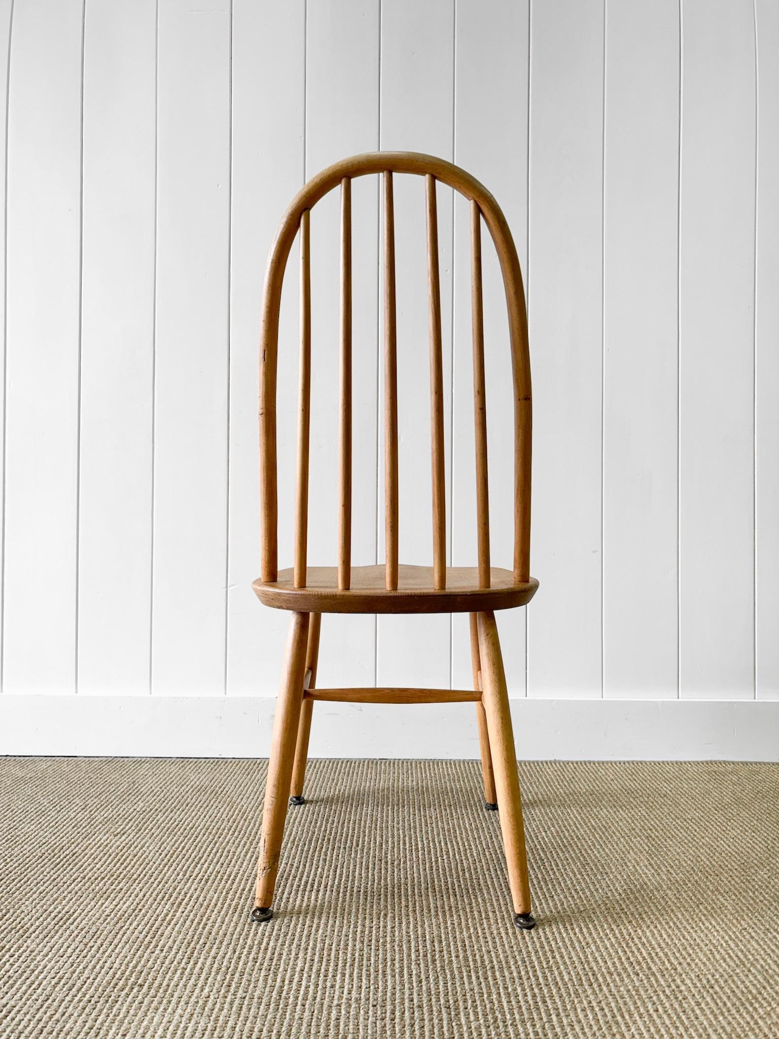 A Set of 4 Pine Ercol Chairs For Sale 3