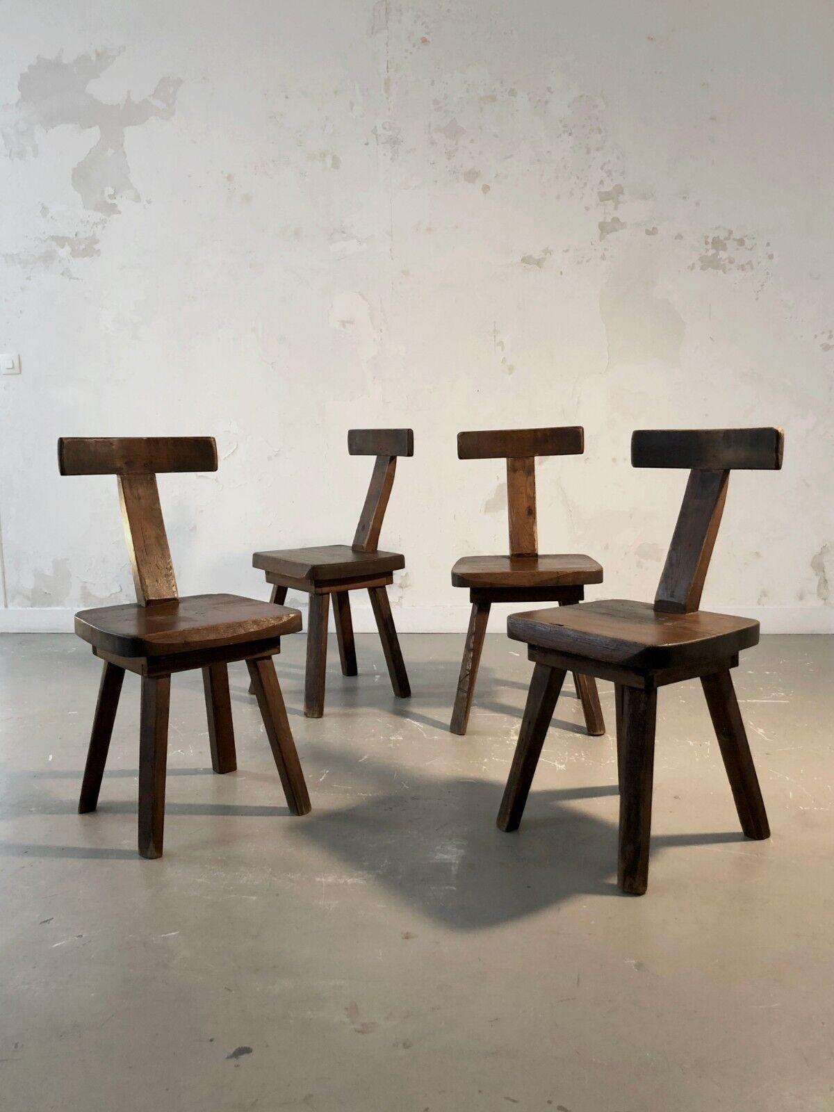 Un ensemble de 4 chaises 