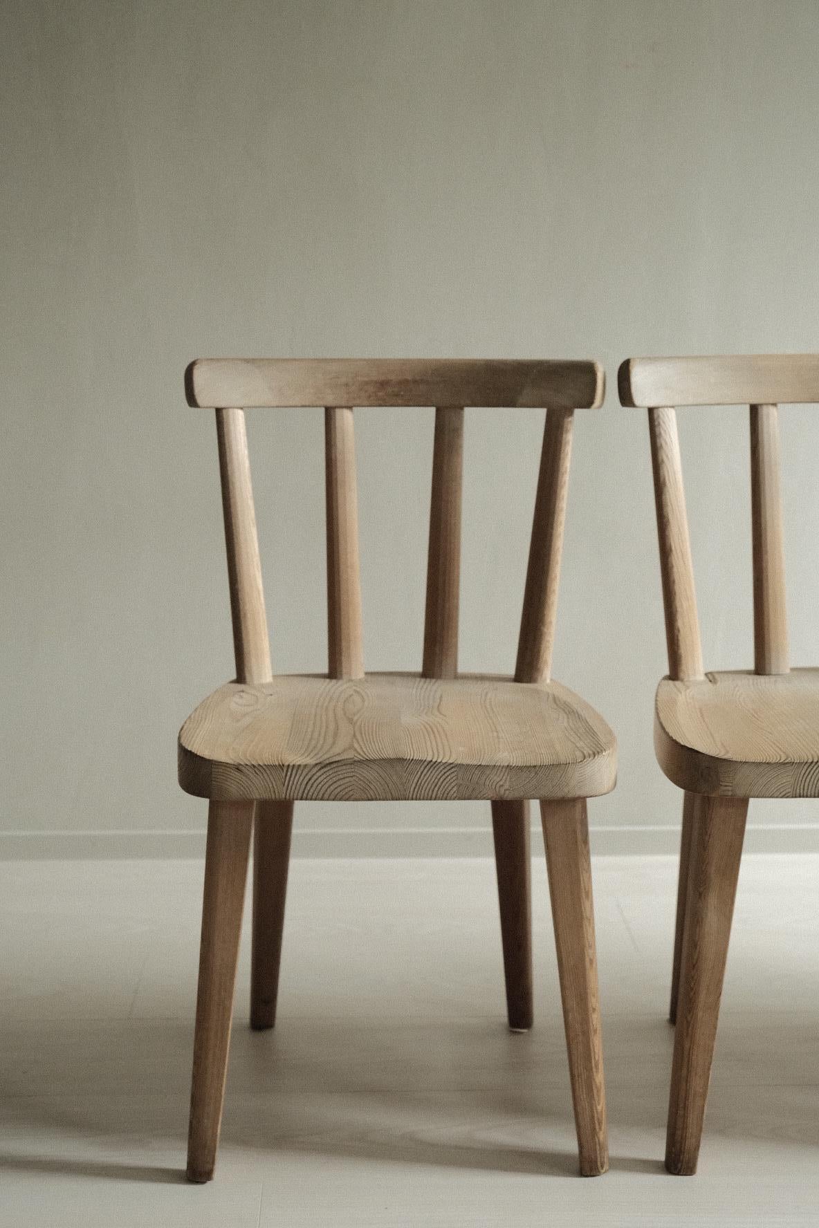 Set of 4 Utö Dining Chairs by Axel Einar Hjorth for Nordiska Kompaniet, 1930s 9