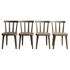 Set of 4 Utö Dining Chairs by Axel Einar Hjorth for Nordiska Kompaniet, 1930s