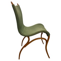 set of 4 Vintage Bentwood Upholstered Dining Chairs, light and comfortable