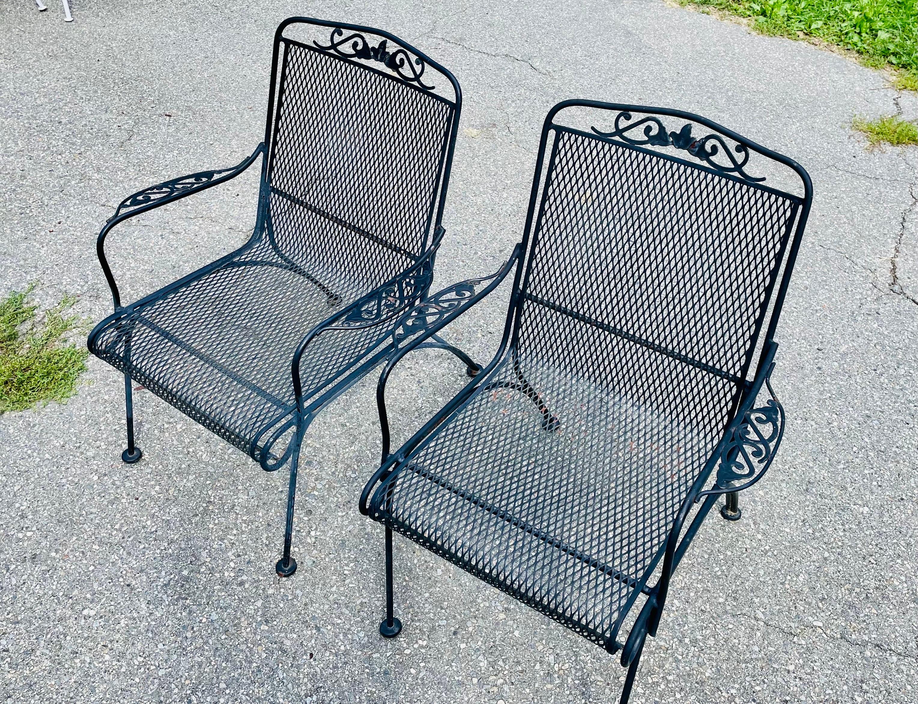 Ensemble de 4 chaises à manger en fer forgé vintage

Sablage et peinture en poudre gratuits, au choix, en blanc ou en noir. D'autres options de couleur sont disponibles. Faites votre choix parmi nos tissus performants pour des coussins rembourrés