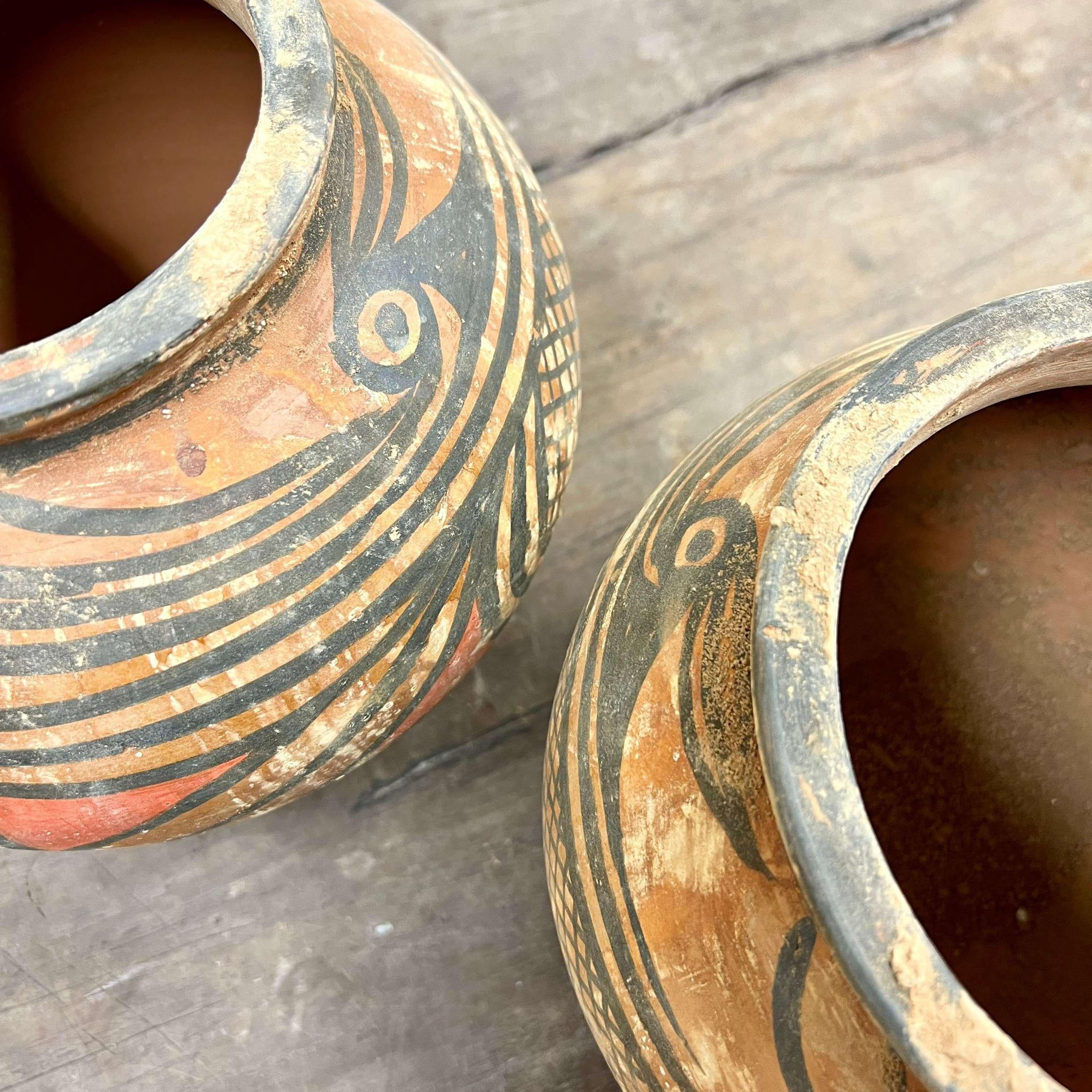 A Set of 5 Neolithic Majia Kiln Chinese Pottery 5