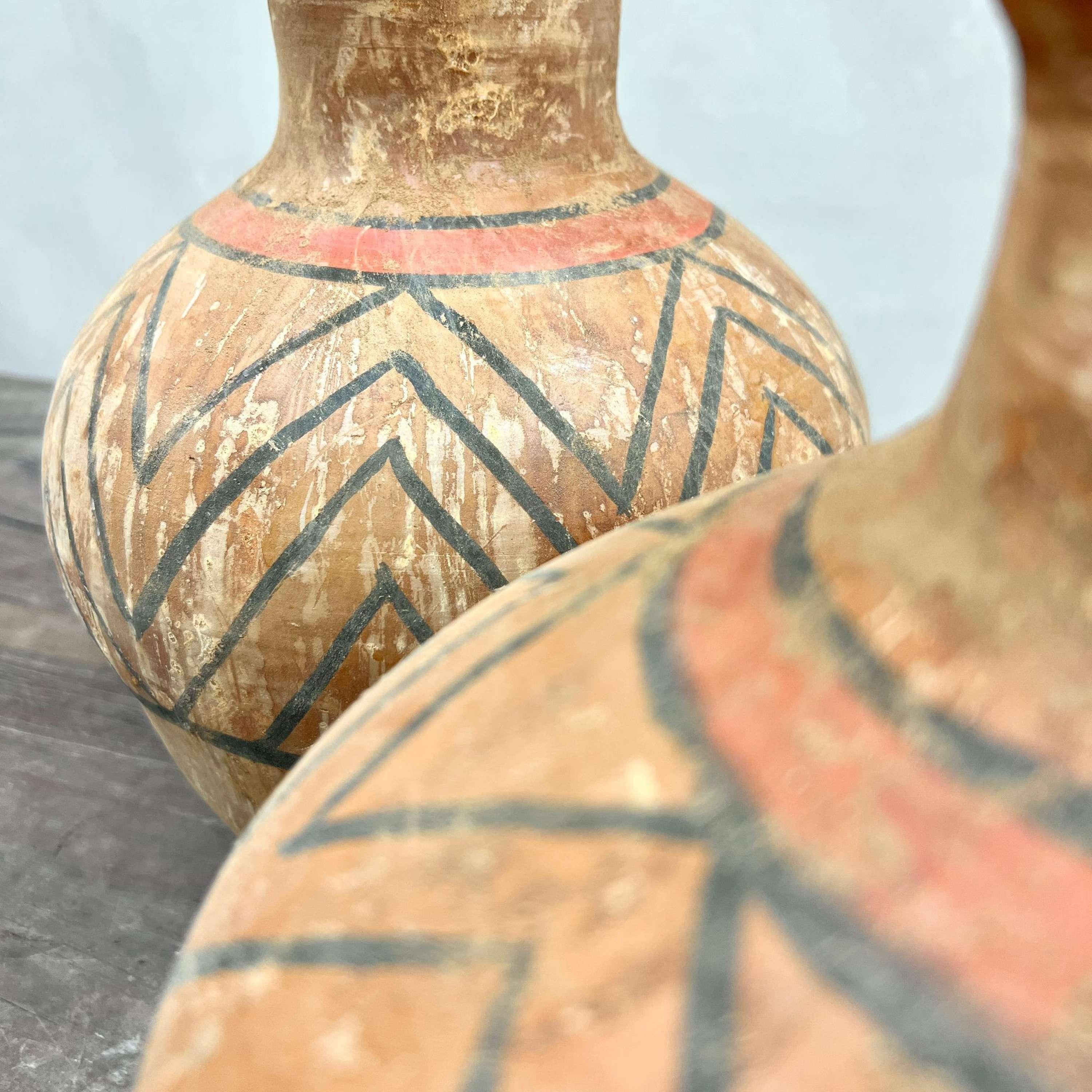 A Set of 5 Neolithic Majia Kiln Chinese Pottery 9
