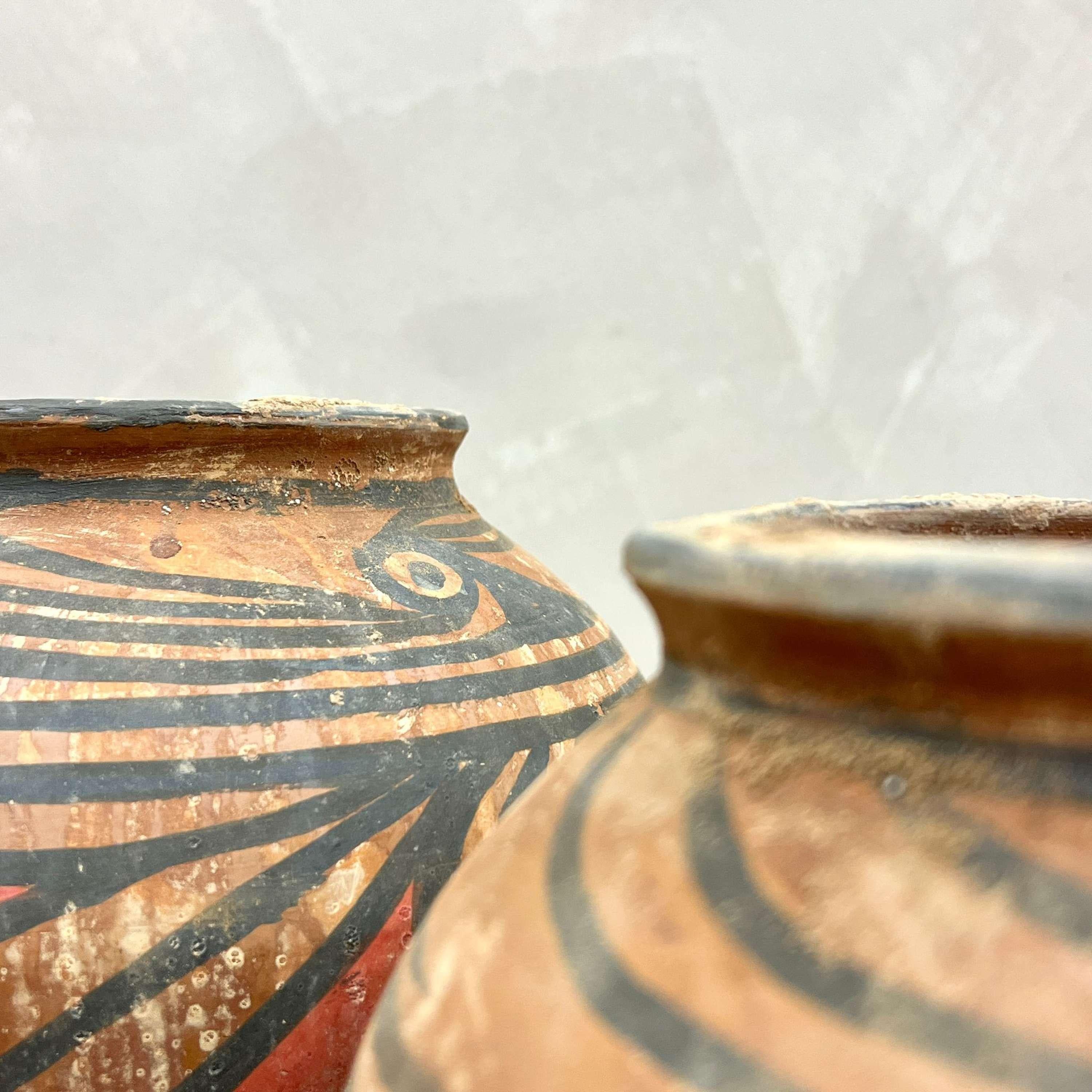 A Set of 5 Neolithic Majia Kiln Chinese Pottery 2