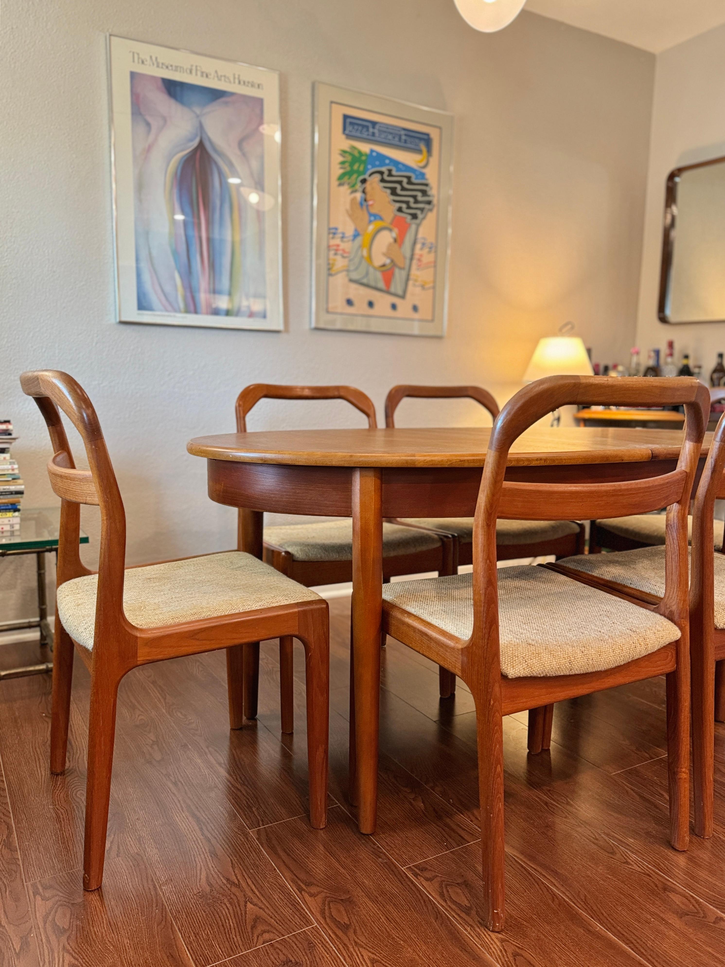 A set of 6 Danish dining chairs by Ansager Mobler, circa 1960s 6