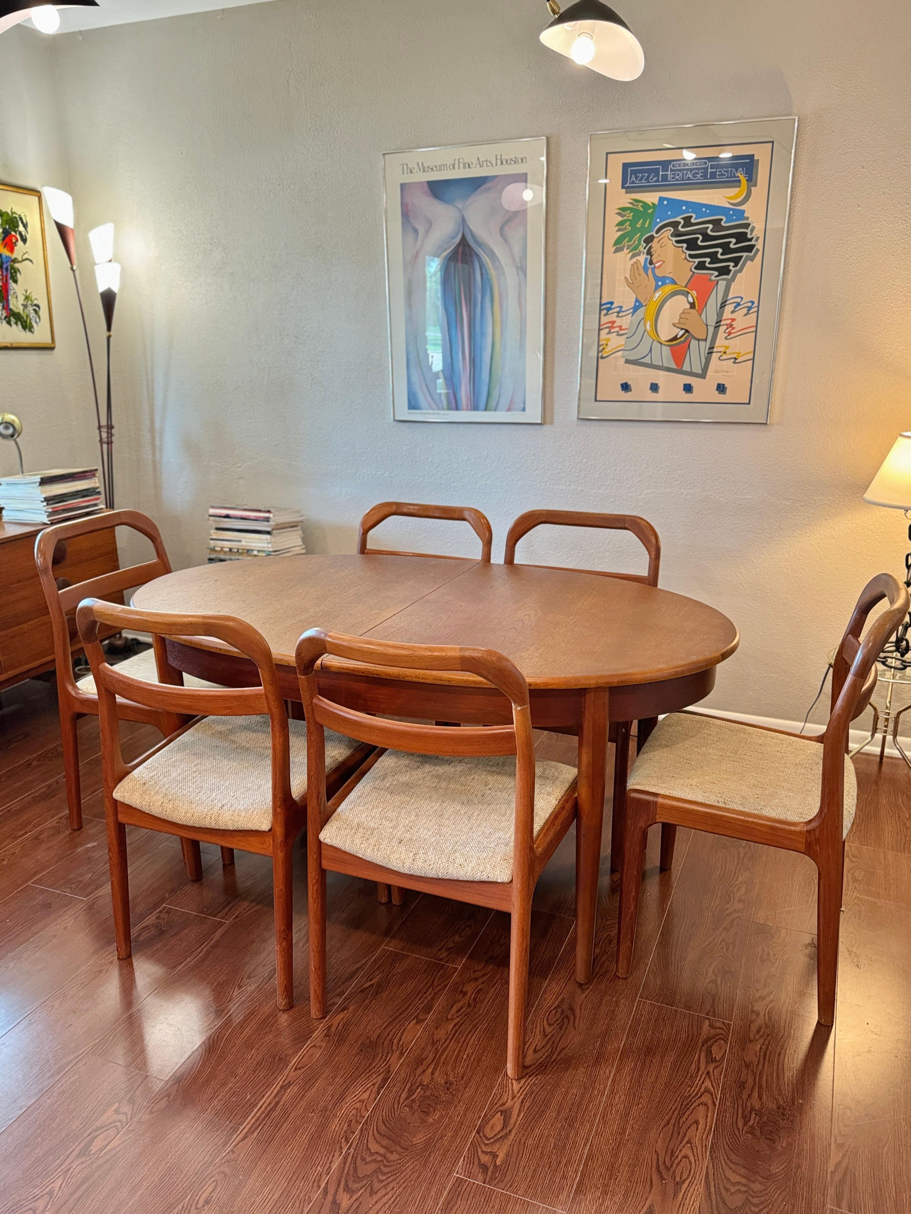 A set of 6 Danish dining chairs by Ansager Mobler, circa 1960s 7
