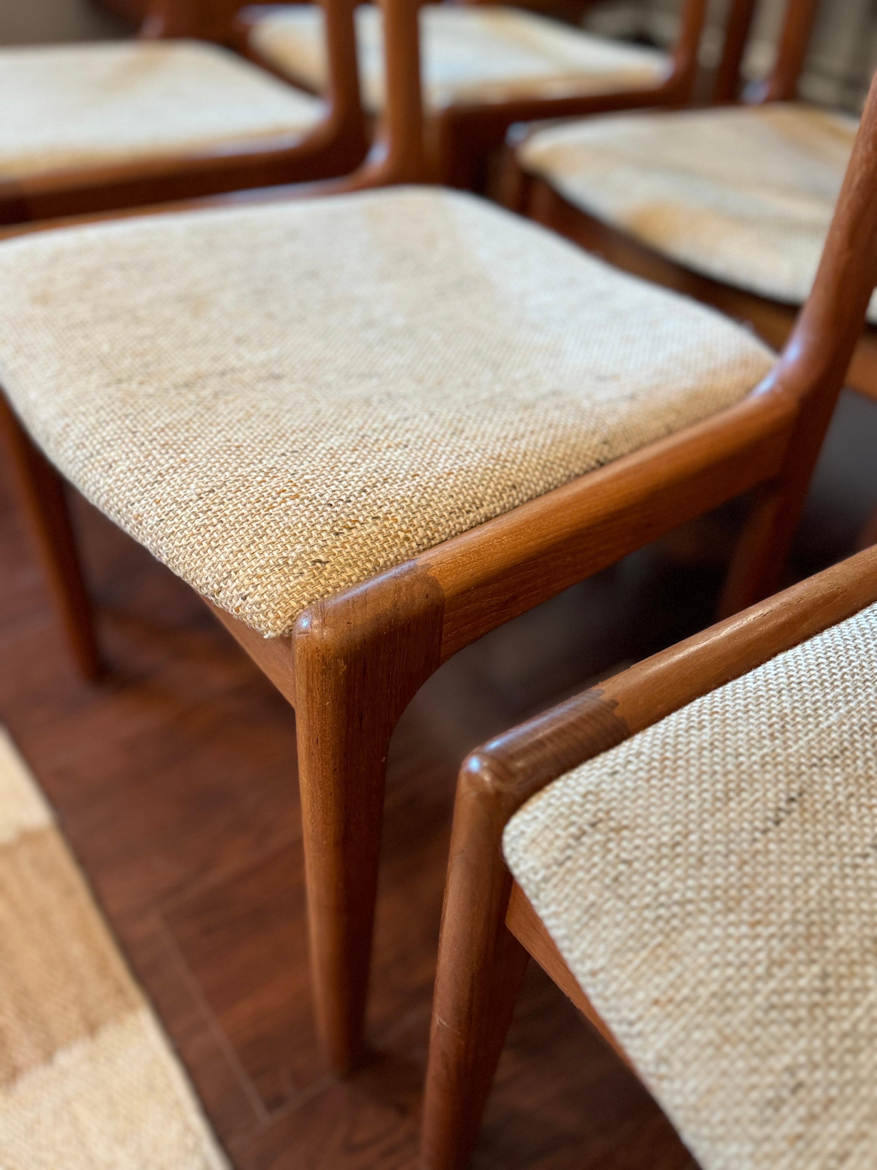 A set of 6 Danish dining chairs by Ansager Mobler, circa 1960s 9