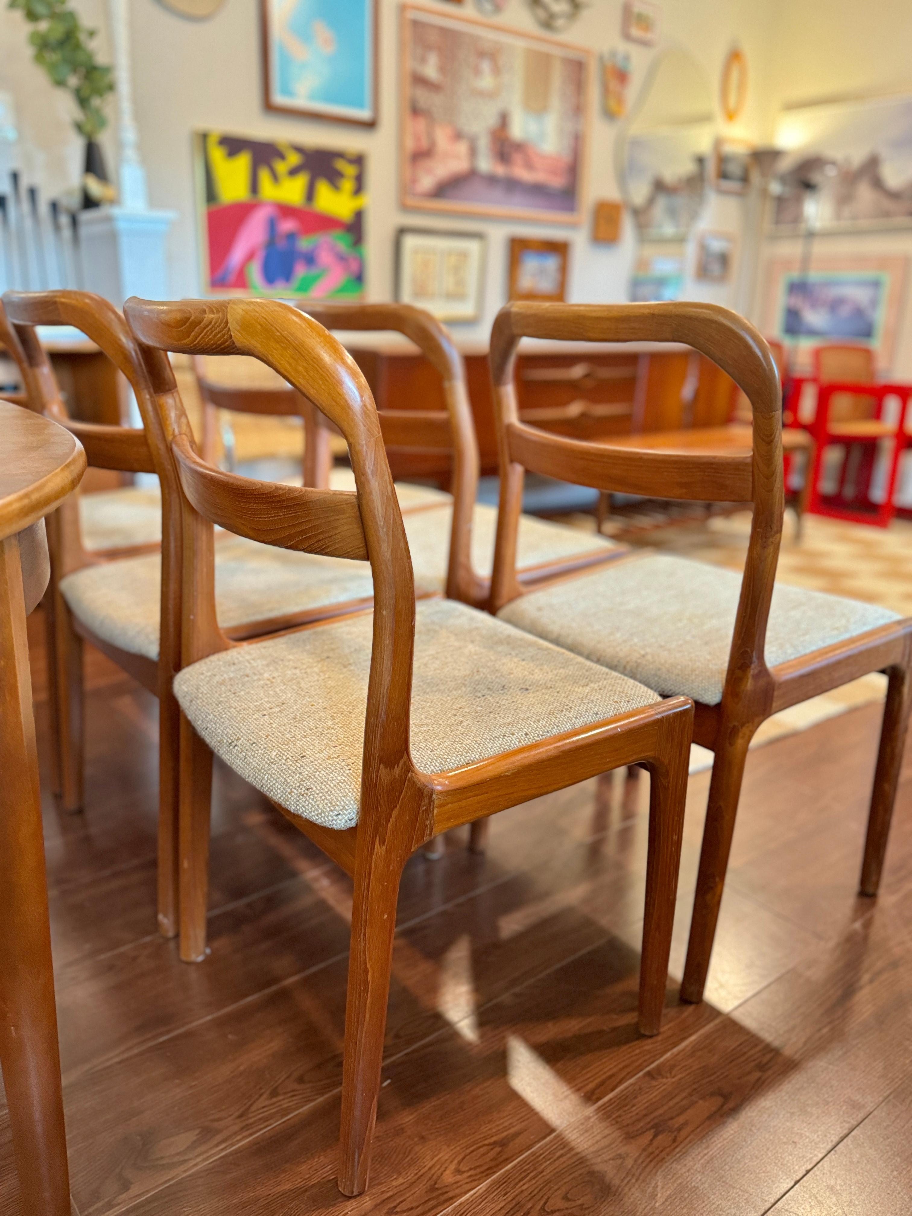 A set of 6 Danish dining chairs by Ansager Mobler, circa 1960s 10