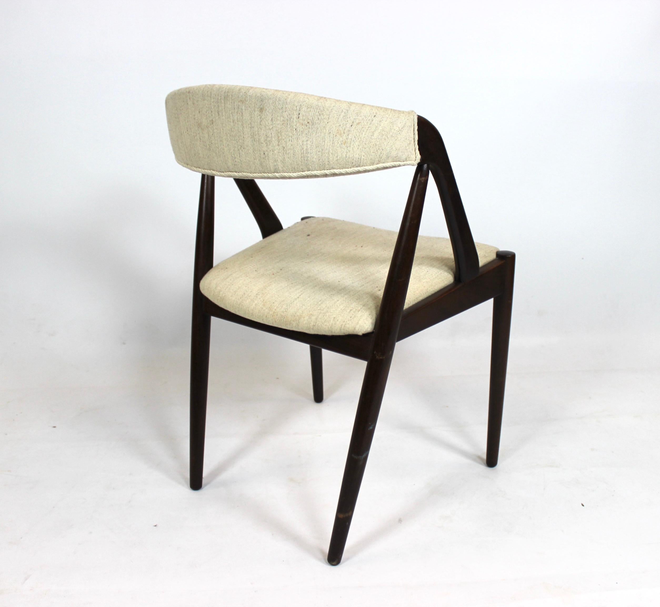 Mid-20th Century Set of 6 Dining Chairs, Model 31, by Kai Kristiansen and Schou Andersen, 1960s