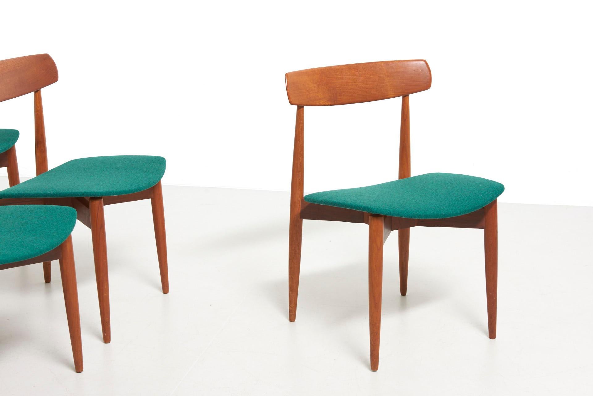 Set of 6 Dinning Chairs by H. W. Klein for Bramin 4