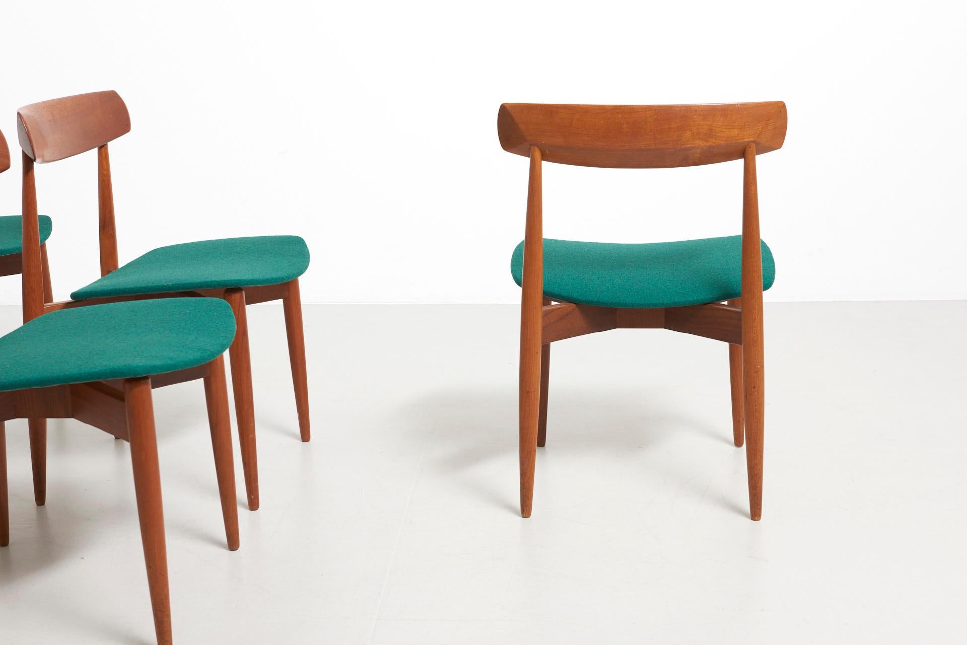 Set of 6 Dinning Chairs by H. W. Klein for Bramin 3
