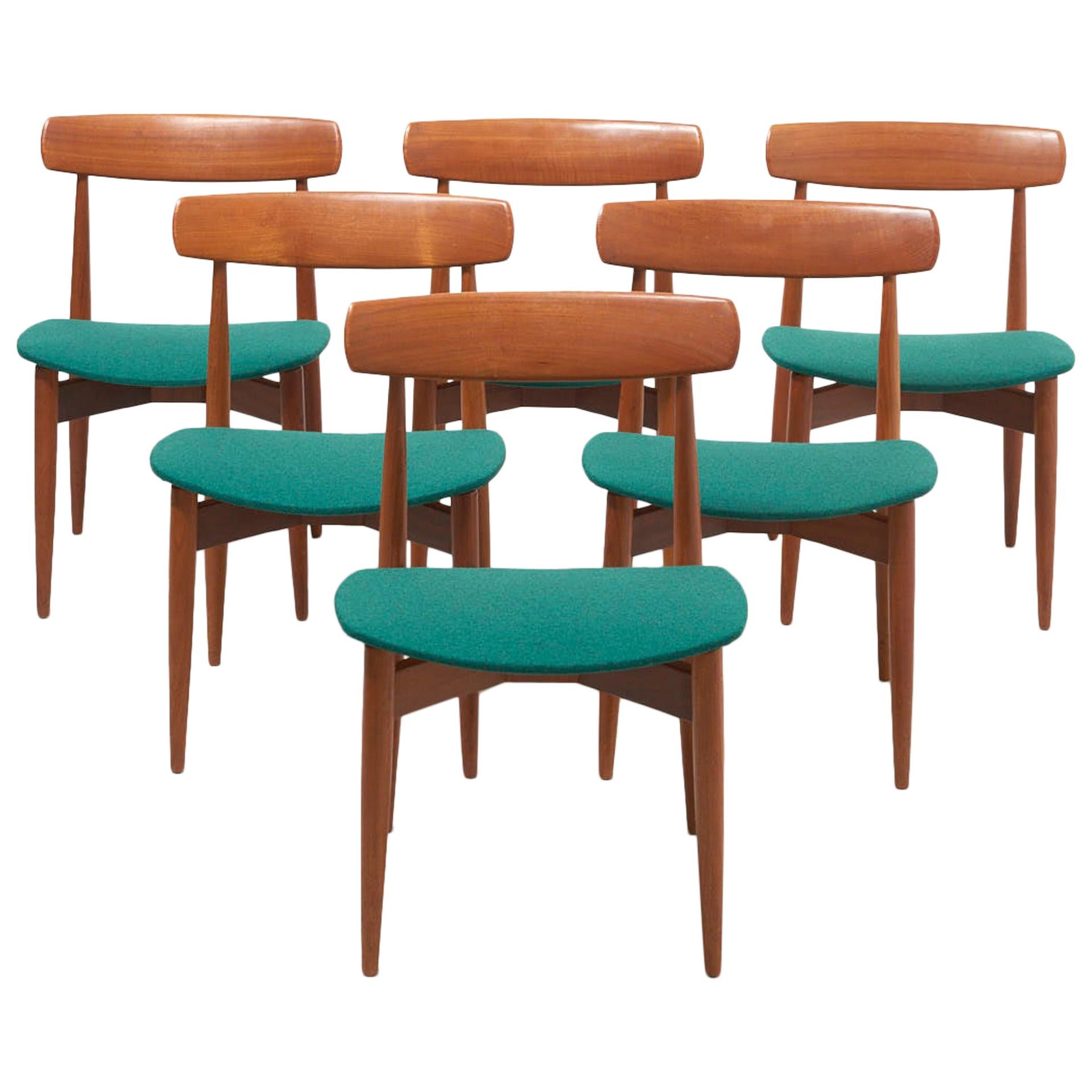 Set of 6 Dinning Chairs by H. W. Klein for Bramin