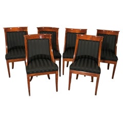 Set of 6 Empire Barrel Chairs, 1810-20