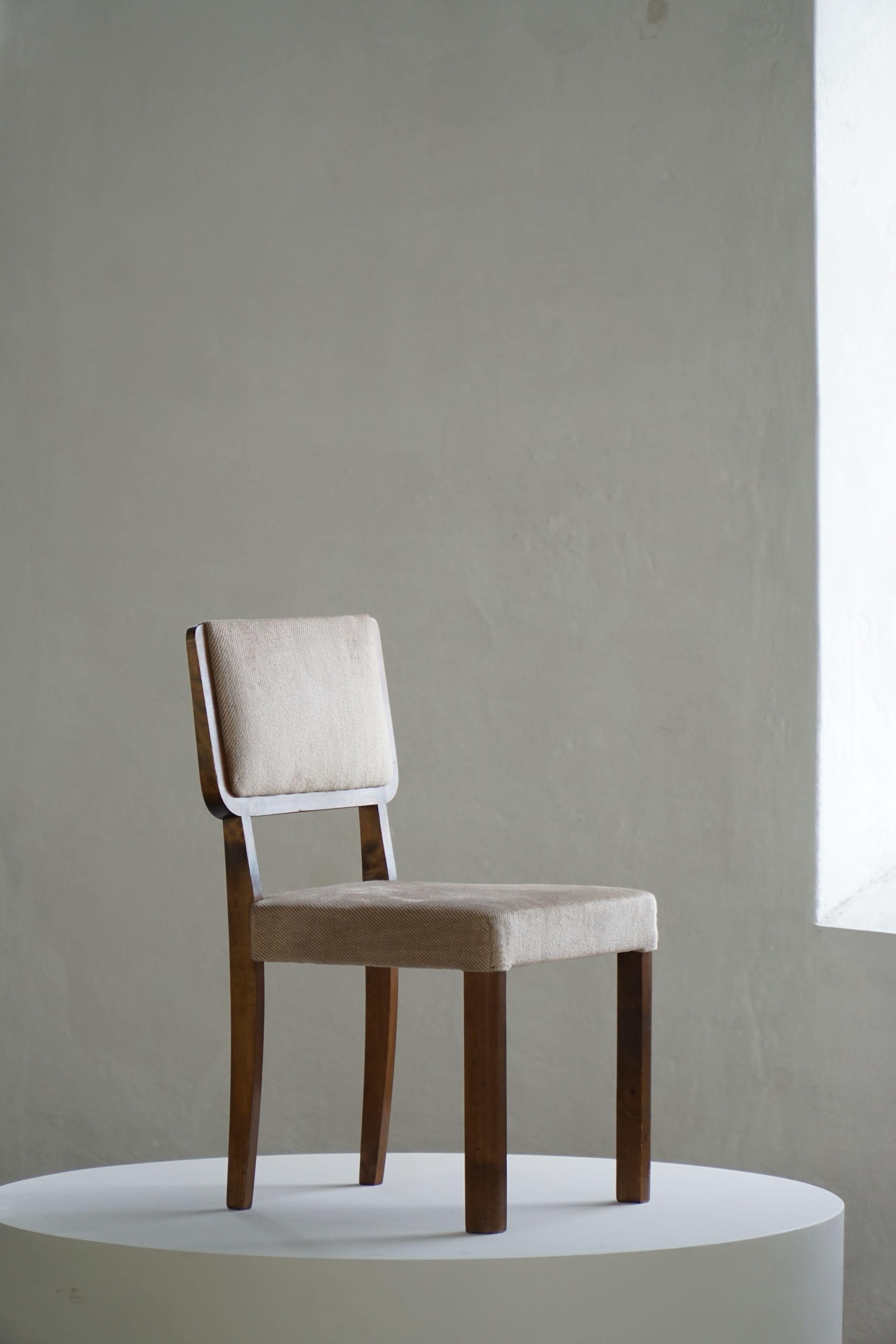 Finlandese Set di 6 sedie finlandesi di metà secolo nello stile di Alvar Aalto, anni '50 in vendita