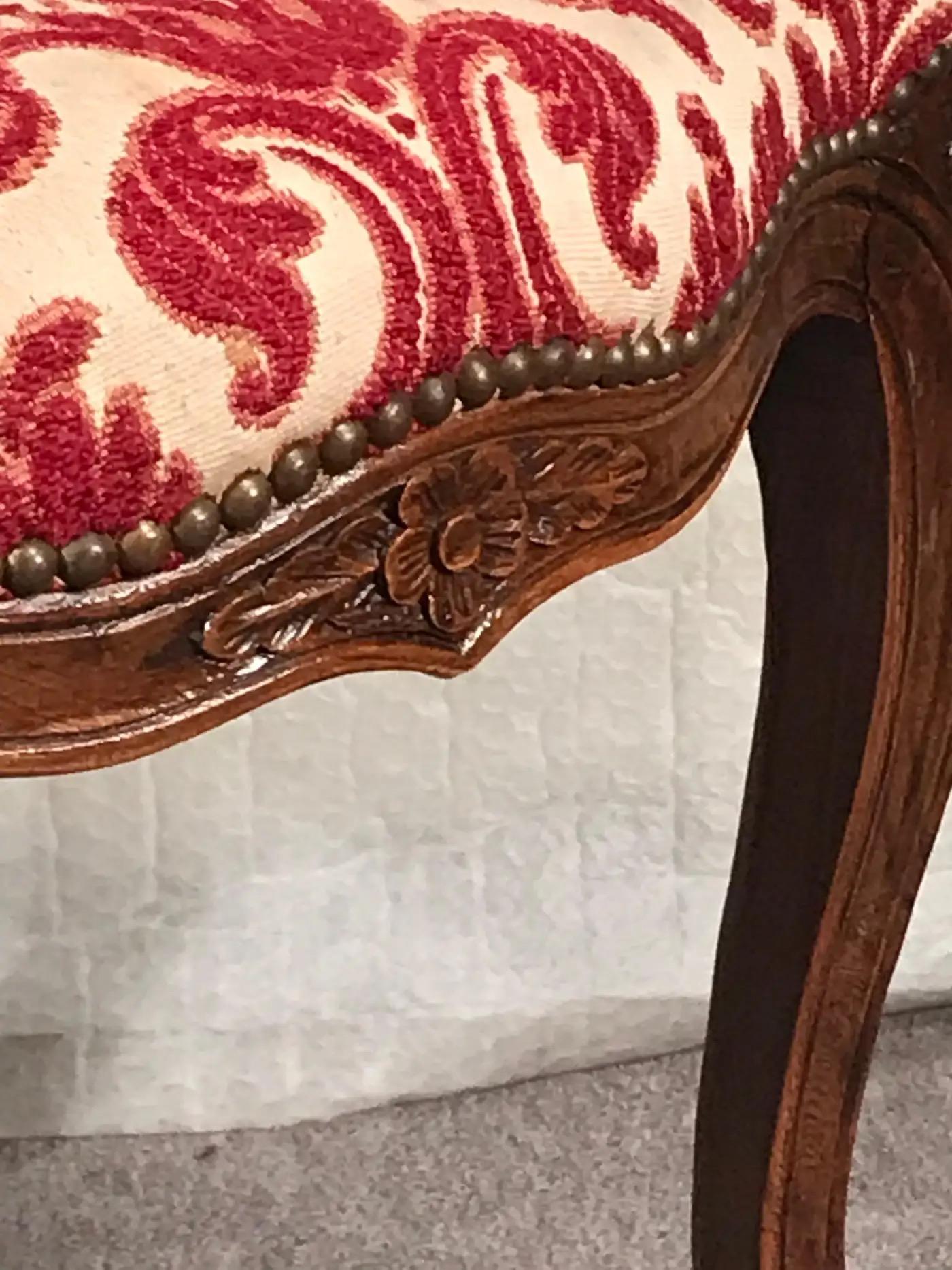 A set of 6 French Baroque Chairs, 18th century For Sale 4