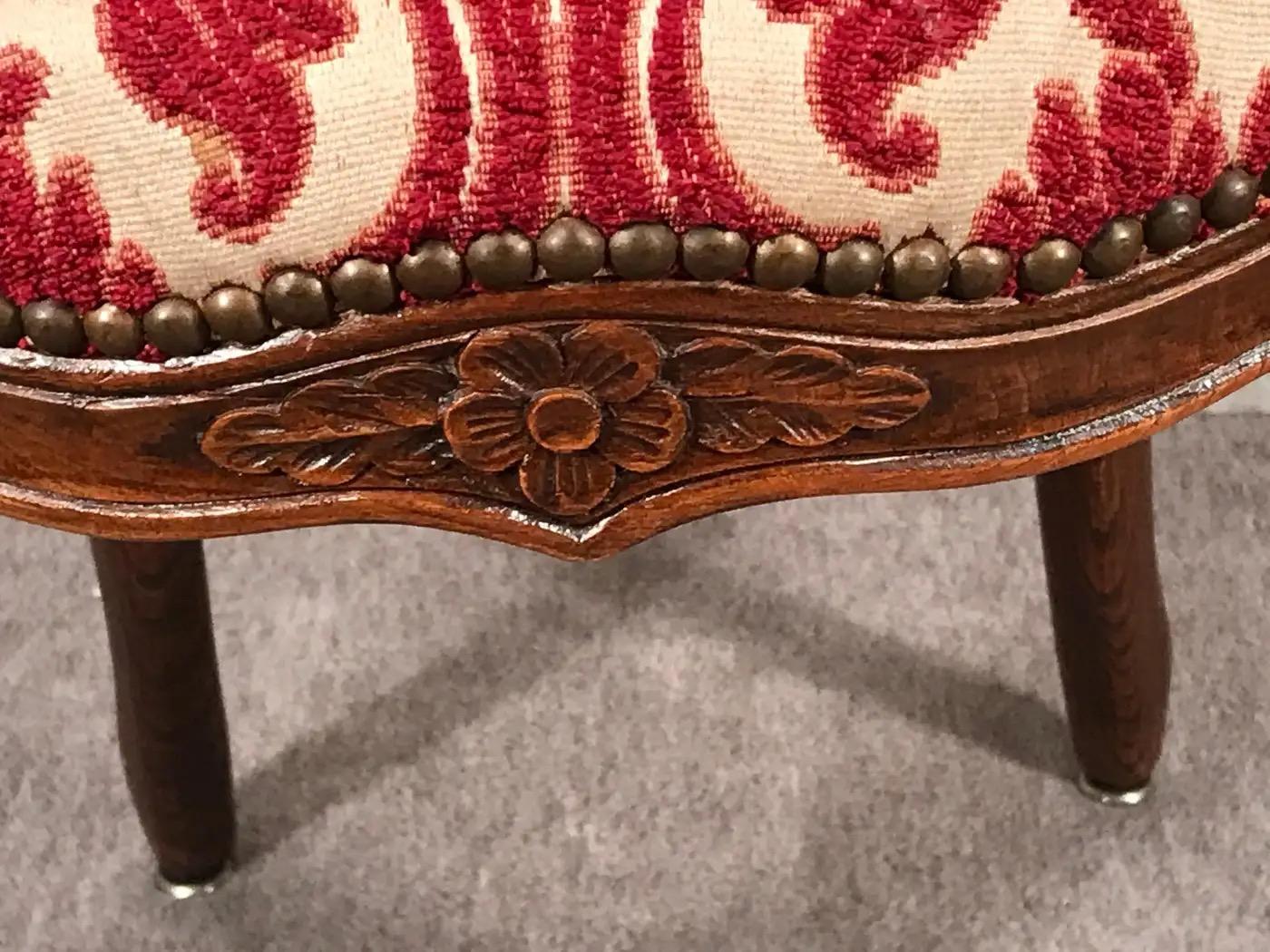 A set of 6 French Baroque Chairs, 18th century In Good Condition For Sale In Leimen, DE