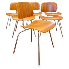 Un ensemble de 6 chaises Herman Miller CIRCA circa 2008. Récemment rénové