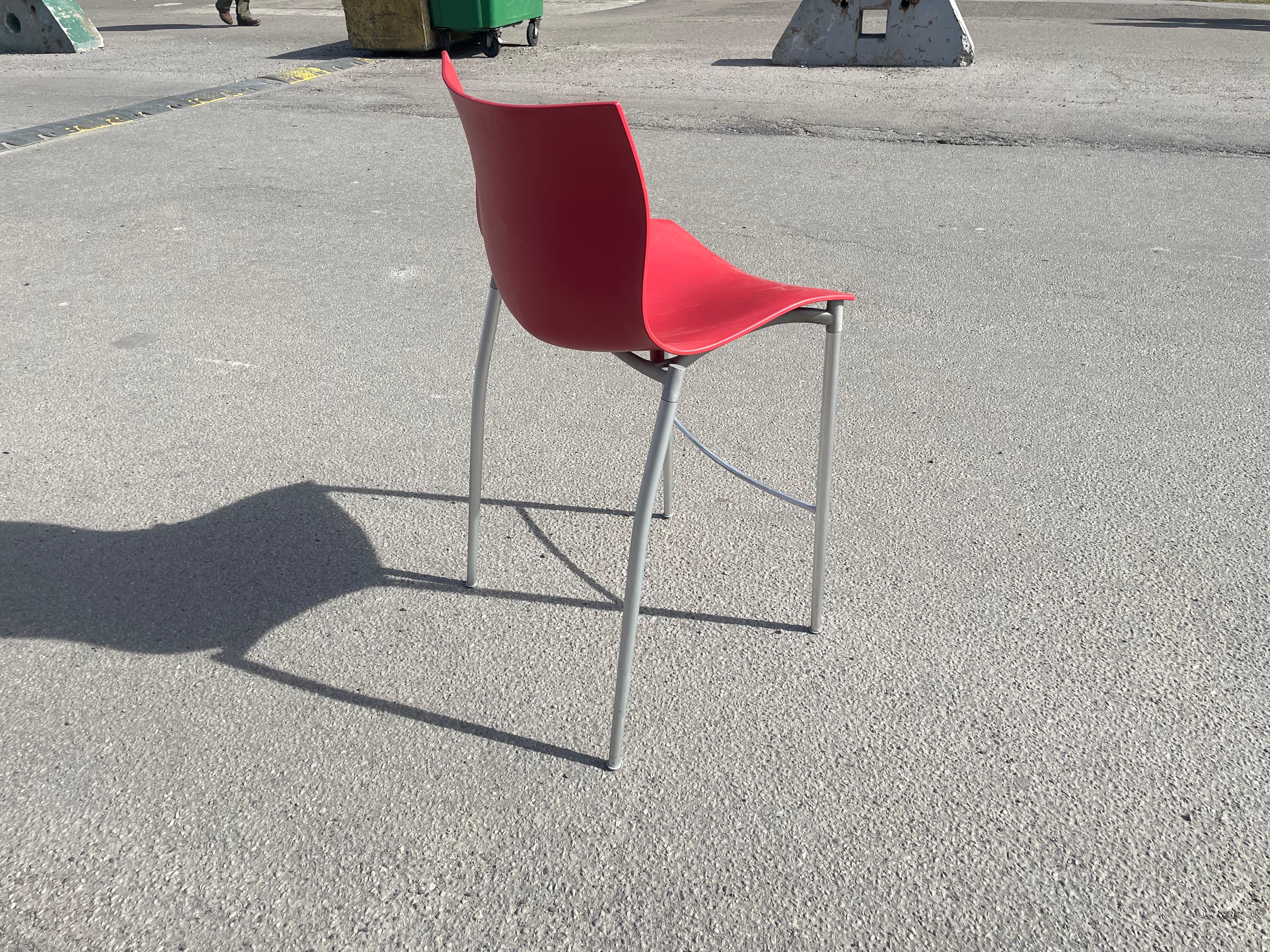 A set of 6 Italian Philippe Starck stackable barstools from 1999, Outdoor/Indoor For Sale 4
