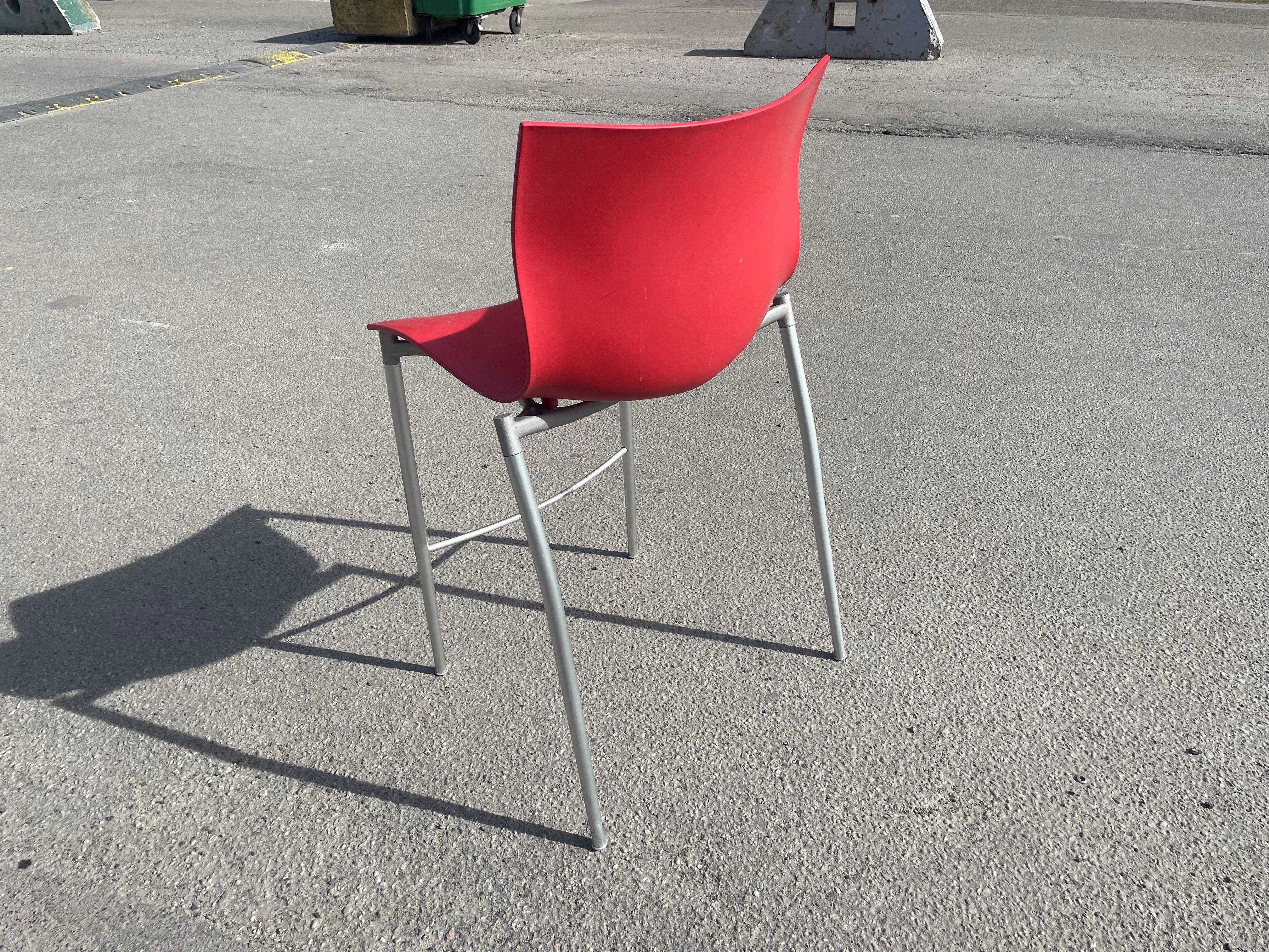 A set of 6 Italian Philippe Starck stackable barstools from 1999, Outdoor/Indoor For Sale 5
